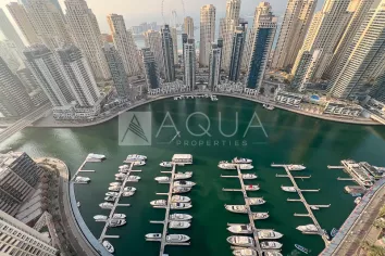 High Floor | Vacant | Ain Dubai and Marina View   